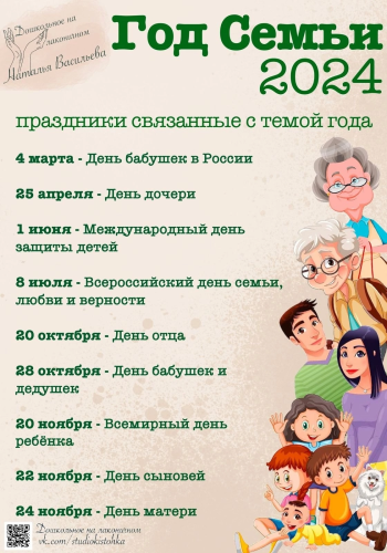 Год Семьи 2024